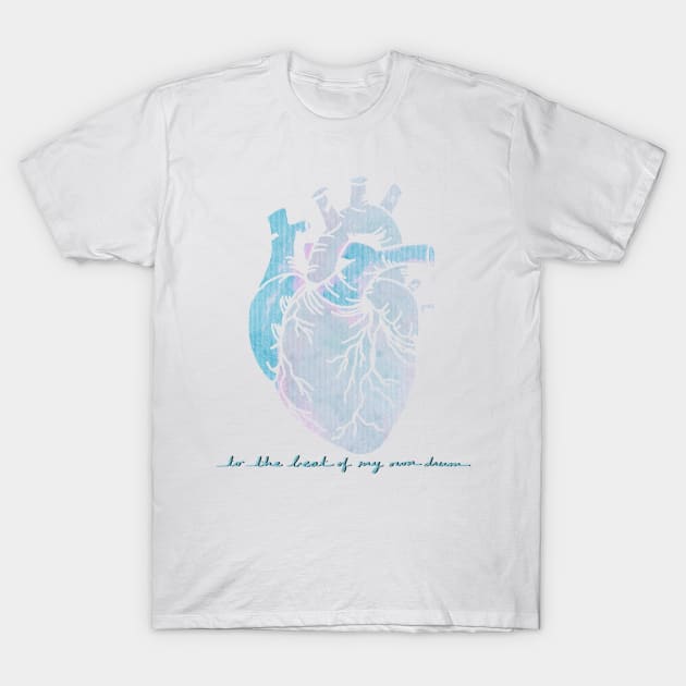 To The Beat of My Own Drum | Heart Surgery Survivor Warrior | Digital Design T-Shirt by cherdoodles